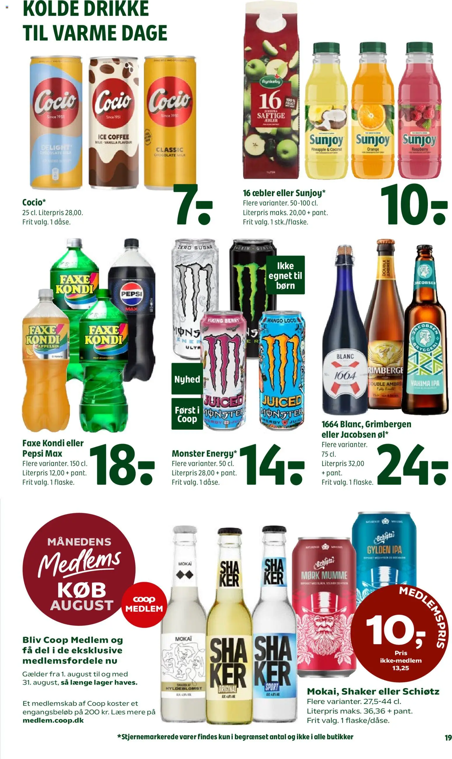 Coop 365 tilbudsavis – gyldig fra 30/07/2026 | Side: 26 | Produkter: Mango, Juice, Æbler, Faxe Kondi