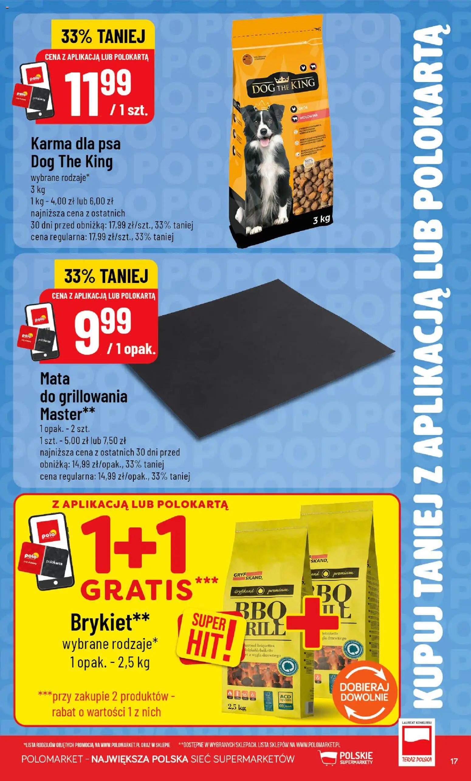 POLOmarket gazetka - Kupuj taniej z POLOappką od 24.06.2026 | Strona: 17 | Produkty: Karma dla psa, Wołowina