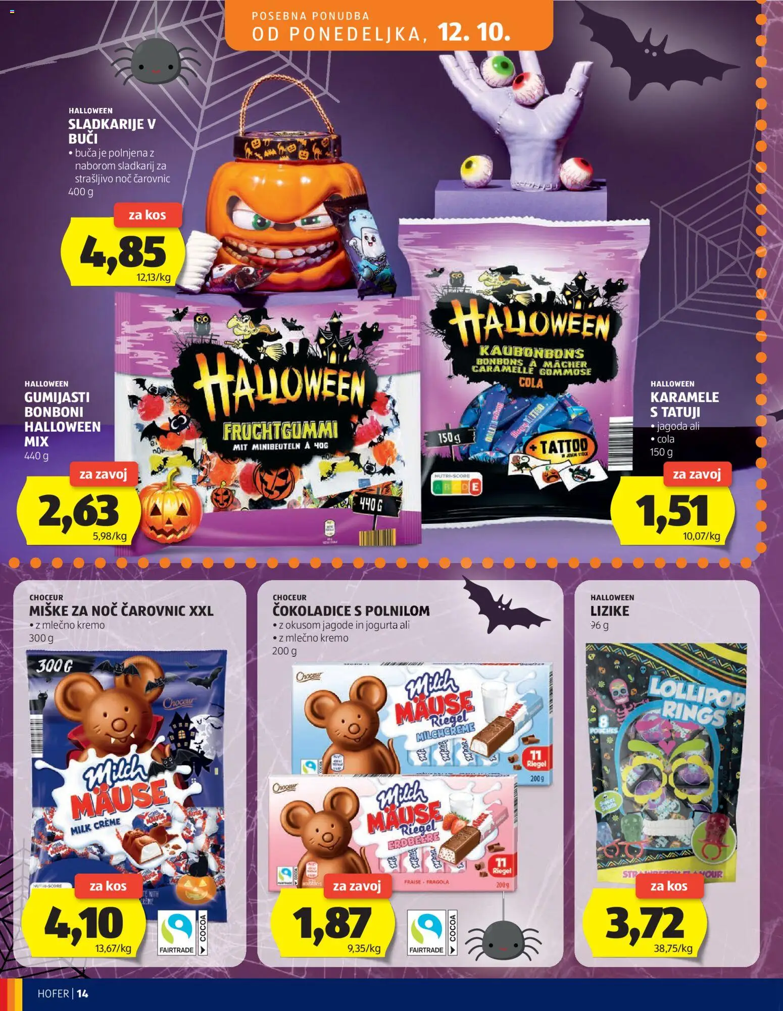 Novi Hofer katalog ponudbe – veljaven od 07.10.2026 | Stran: 14