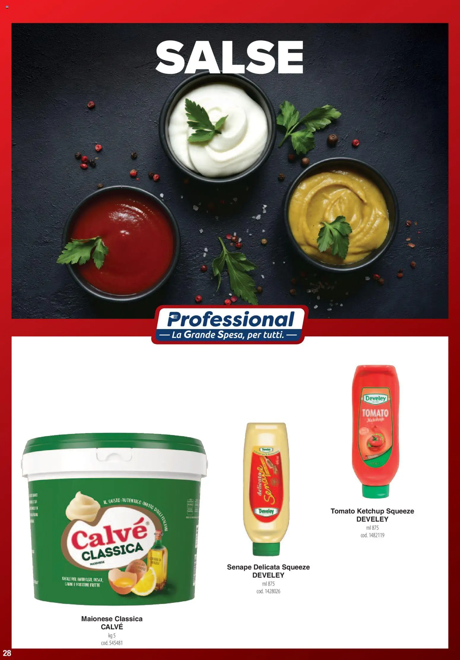 Volantino Carrefour del 01.06.2026 | Pagina: 28 | Prodotti: Patatine, Ketchup, Maionese, Senape