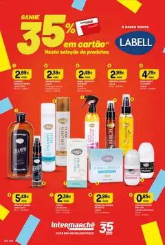 Pré-visualização Intermarché folheto válido de 08/10/2026 | Página: 3 | Produtos: Champô, Desodorizante, Sérum, Creme