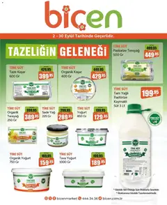 02 Eylül 2026 tarihinden itibaren geçerli olan Biçen Market kataloğu önizlemesi