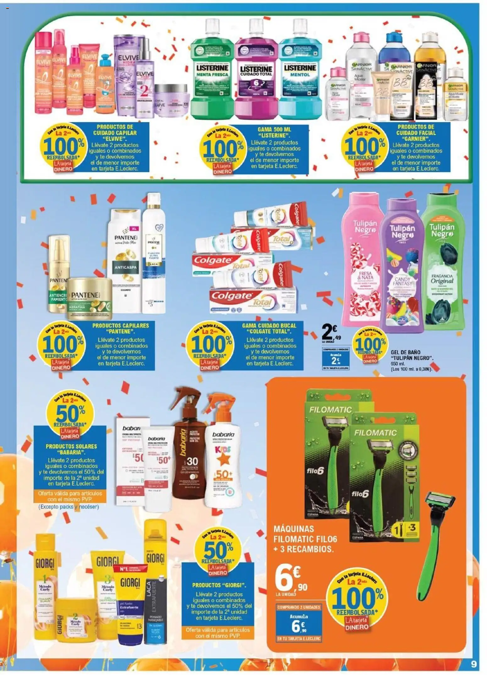 E.Leclerc folleto Salamanca │ válido desde el 01/07/2026 | Página: 9 | Productos: Fragancia, Gel de baño, Té, Baño