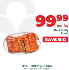 Food Lover's Market specials catalogue – valid from 21/08/2026 | Page: 5 | Products: Pork belly, Pork