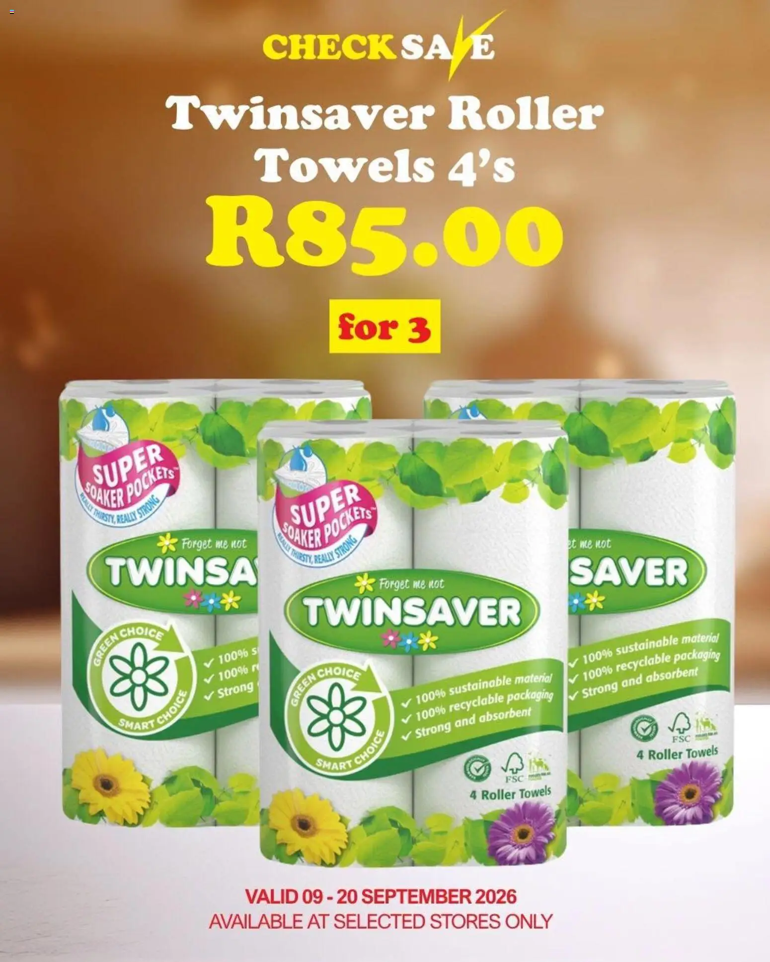 New Check Save catalogue – valid from 09/09/2026 | Page: 8 | Products: Towels