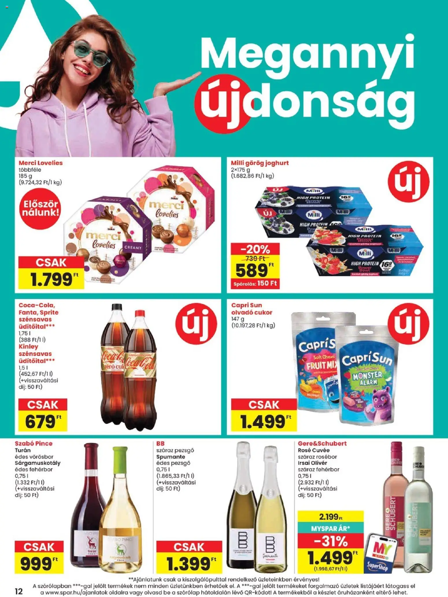 Spar akciós ujság - amely érvényes a következő dátumtól: 2026.10.22. | Oldal: 12