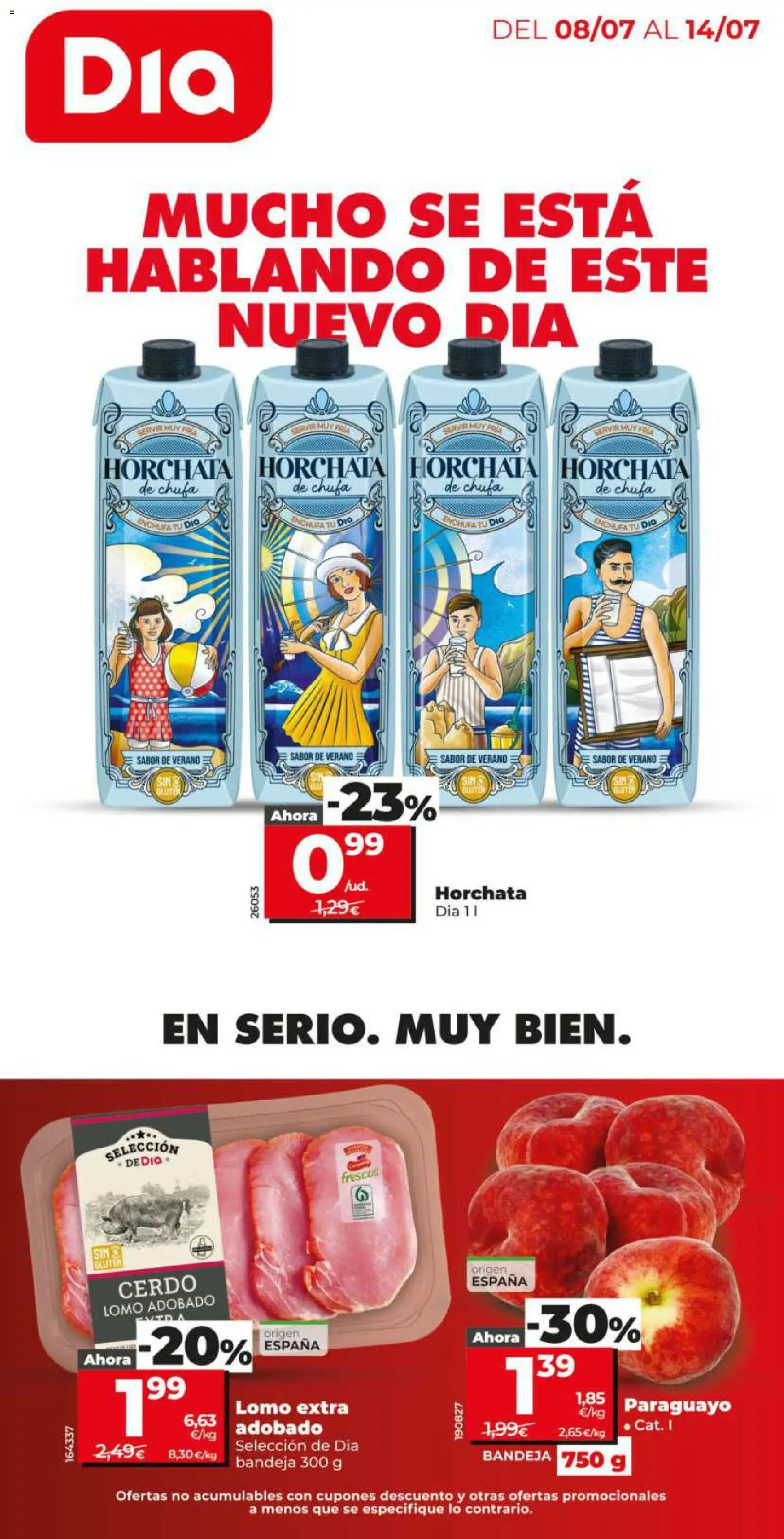 Dia - folleto Market │ válido desde el 08/07/2026 | Página: 1 | Productos: Cerdo, Bandeja
