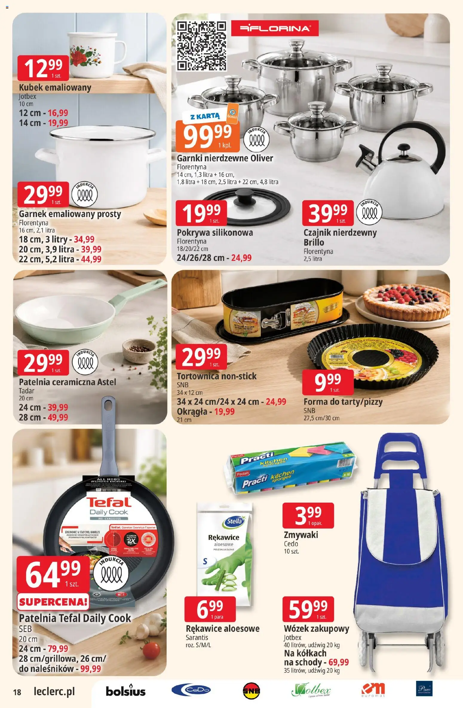 E.Leclerc gazetka - Kłodzko od 02.06.2026 | Strona: 18 | Produkty: Karta, Czajnik, Garnek, Tefal