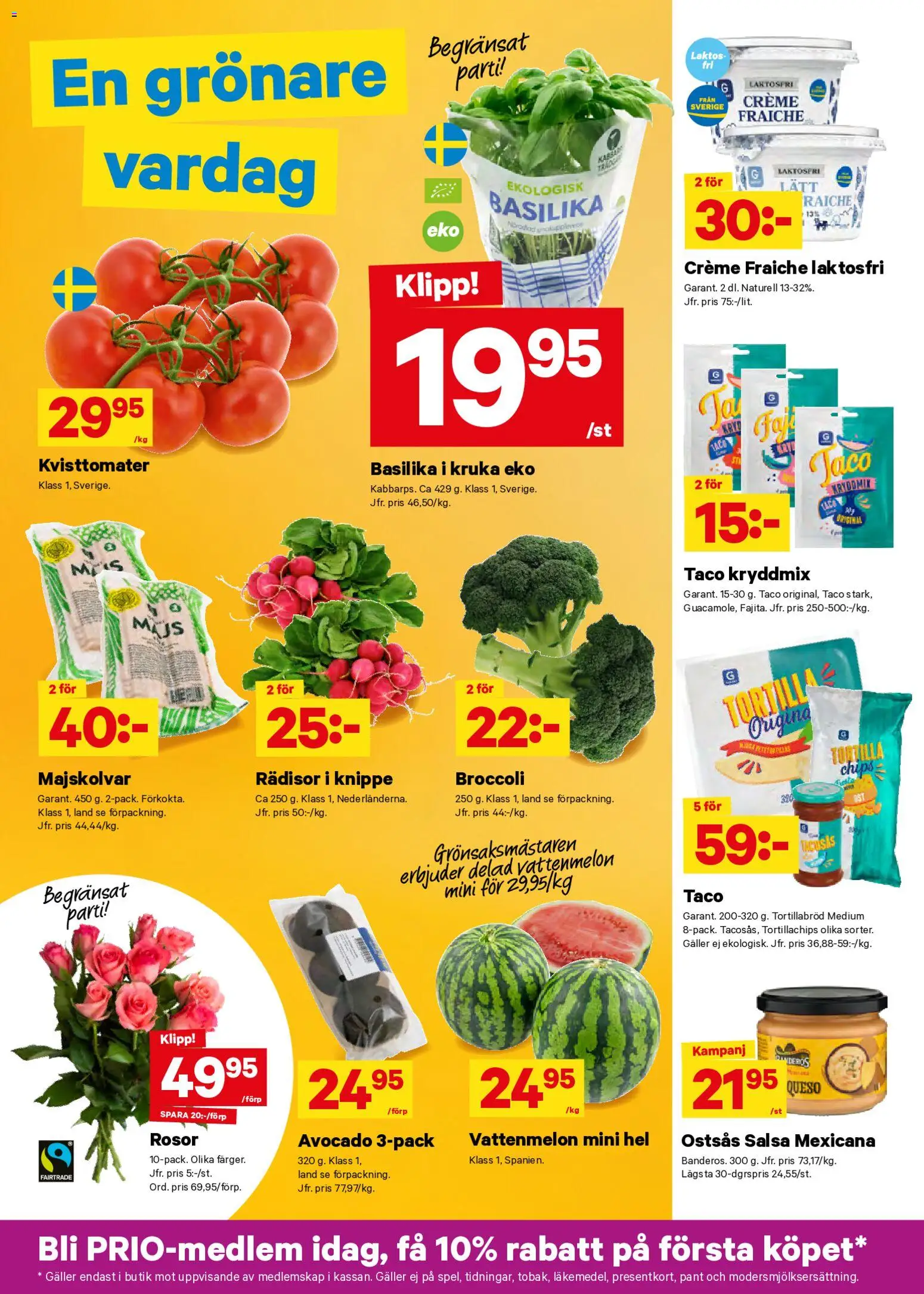 City Gross reklamblad aktuell från 18.05.2026 | Sida: 5 | Produkter: Avocado, Kruka, Vattenmelon, Basilika