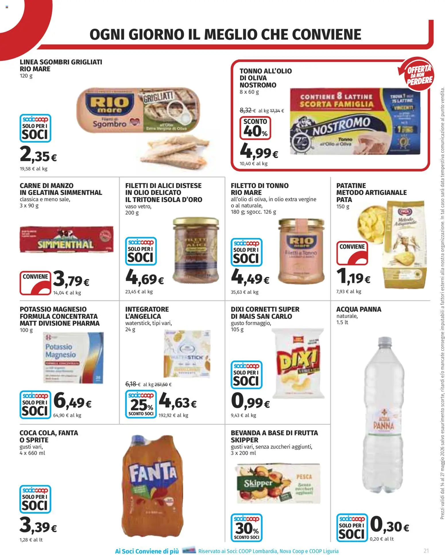 Volantino COOP del 14.05.2026 | Pagina: 21