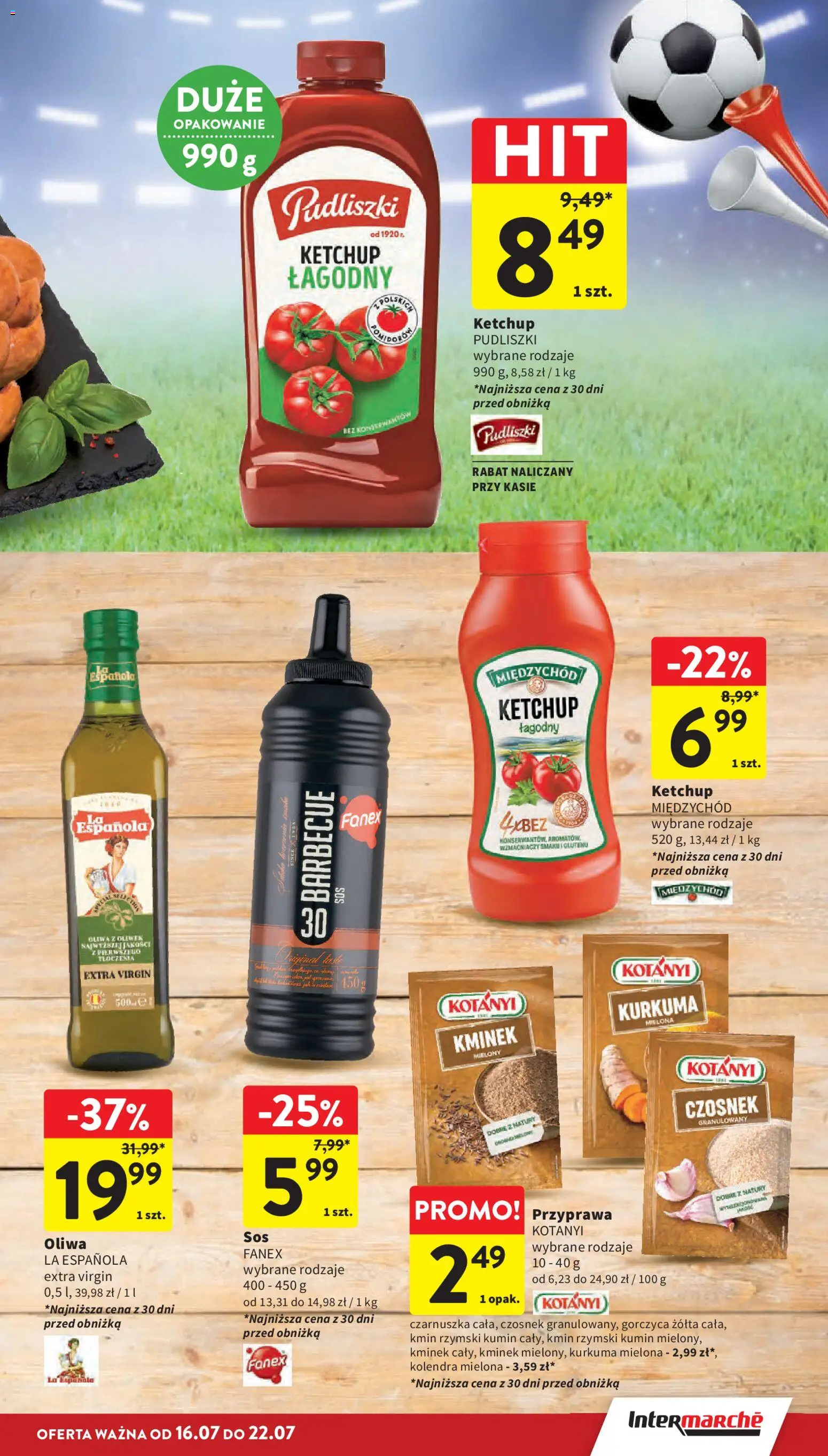 Intermarche gazetka od 16.07.2026 | Strona: 7 | Produkty: Czosnek, Gorczyca, Czarnuszka, Kmin rzymski