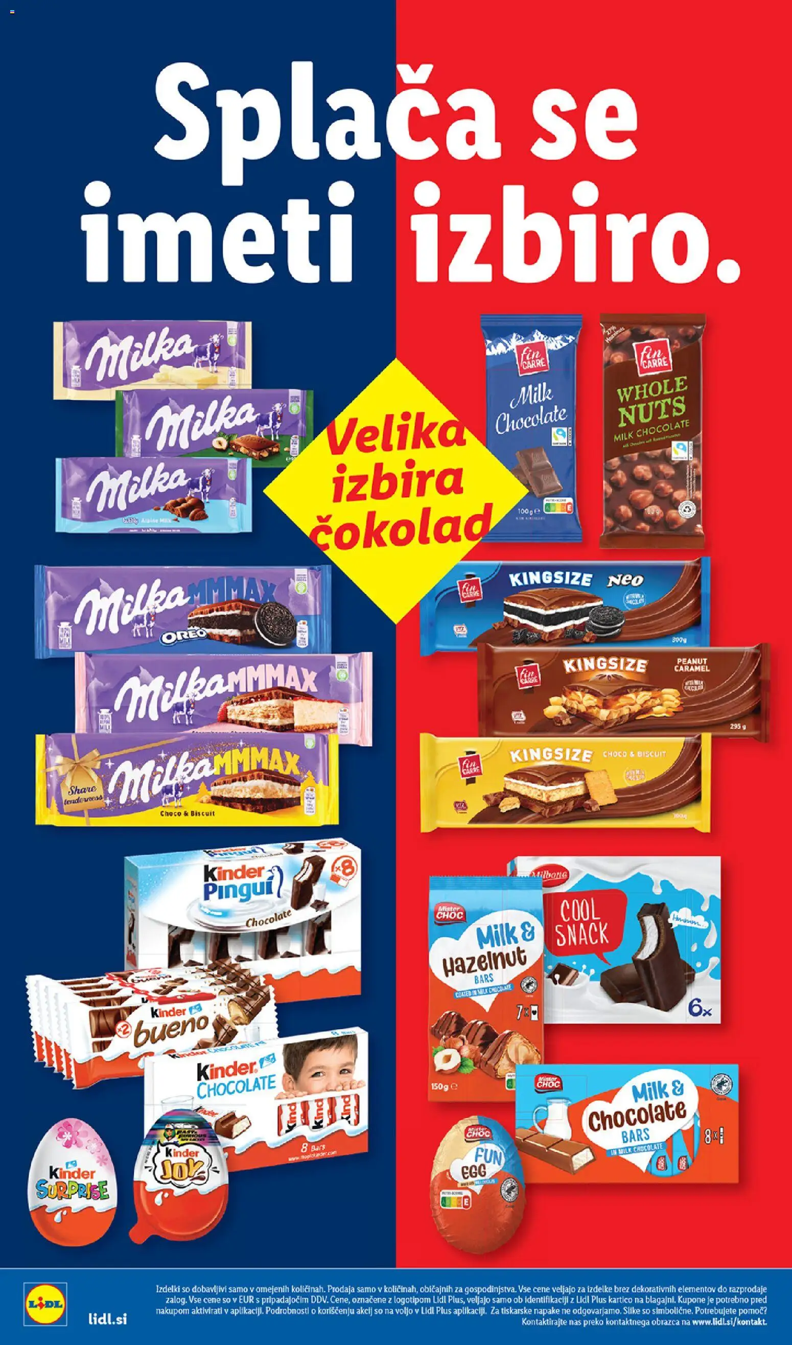 Novi Lidl katalog ponudbe – veljaven od 13.08.2026 | Stran: 18 | Izdelki: Cokolada