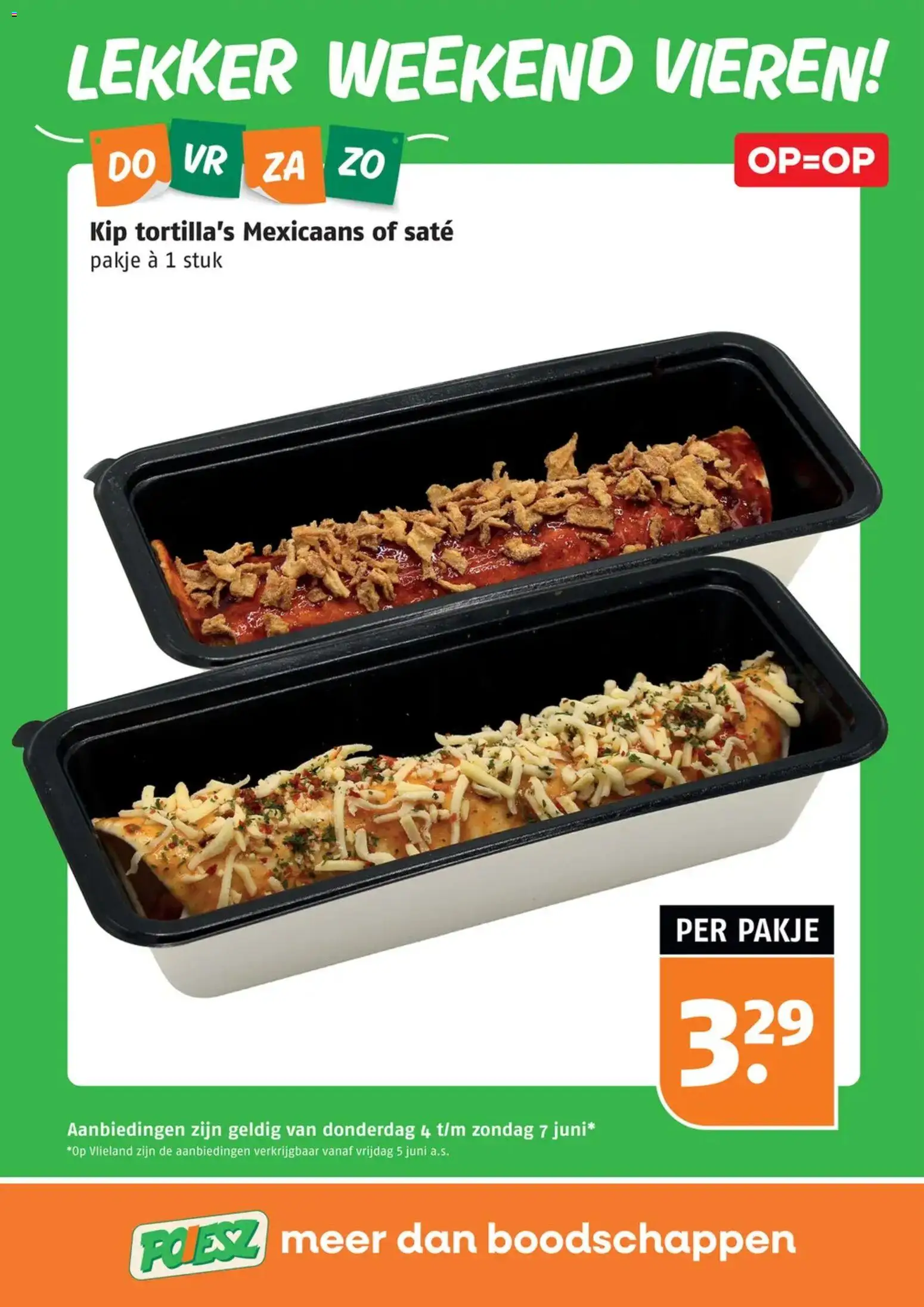 {H1} | Pagina: 3 | Producten: Tortilla's, Kip