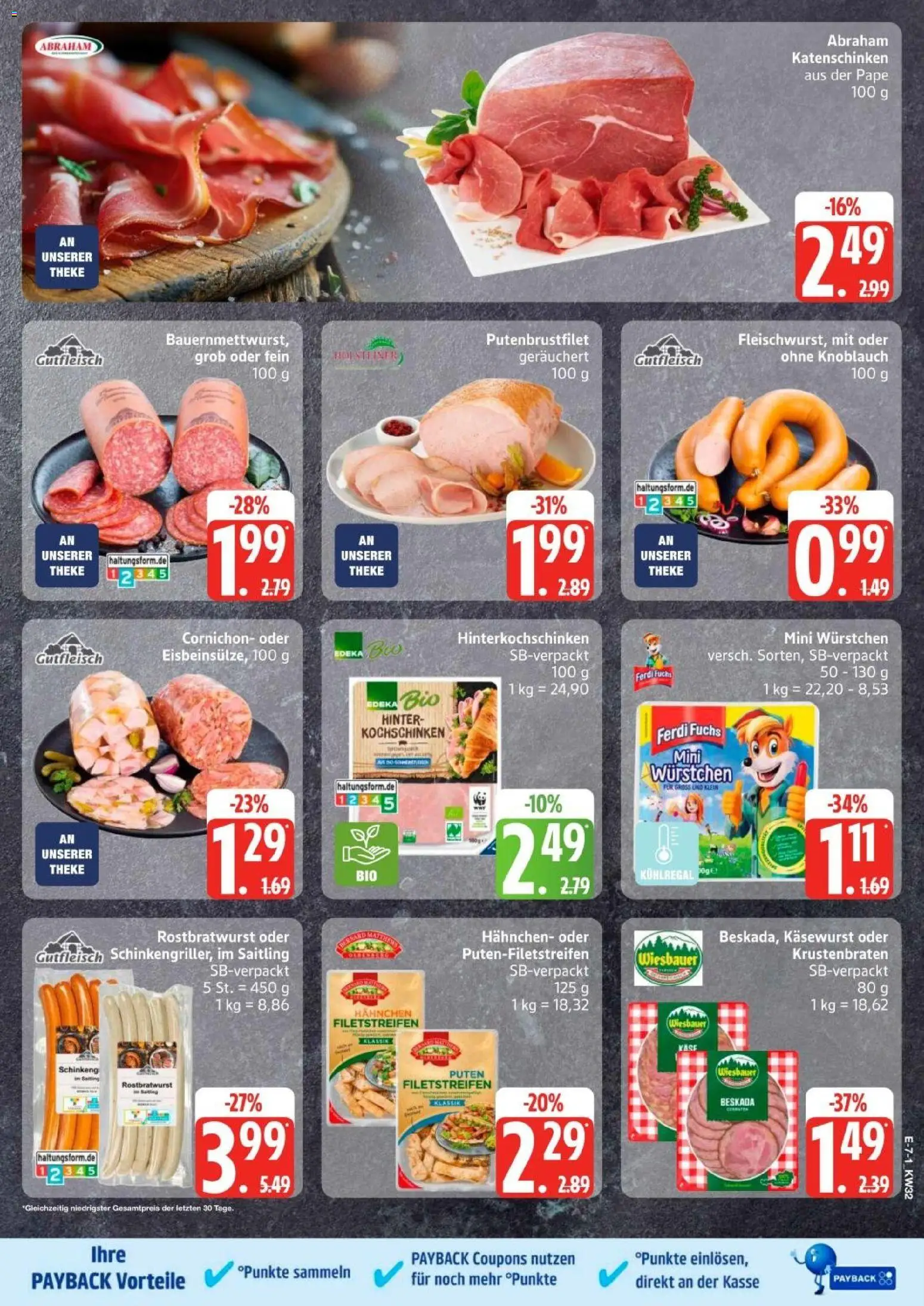 Edeka Prospekt Hamburg – gültig ab 03.08.2026 | Seite: 8 | Produkte: Hahnchen, Theke, Krustenbraten, Knoblauch