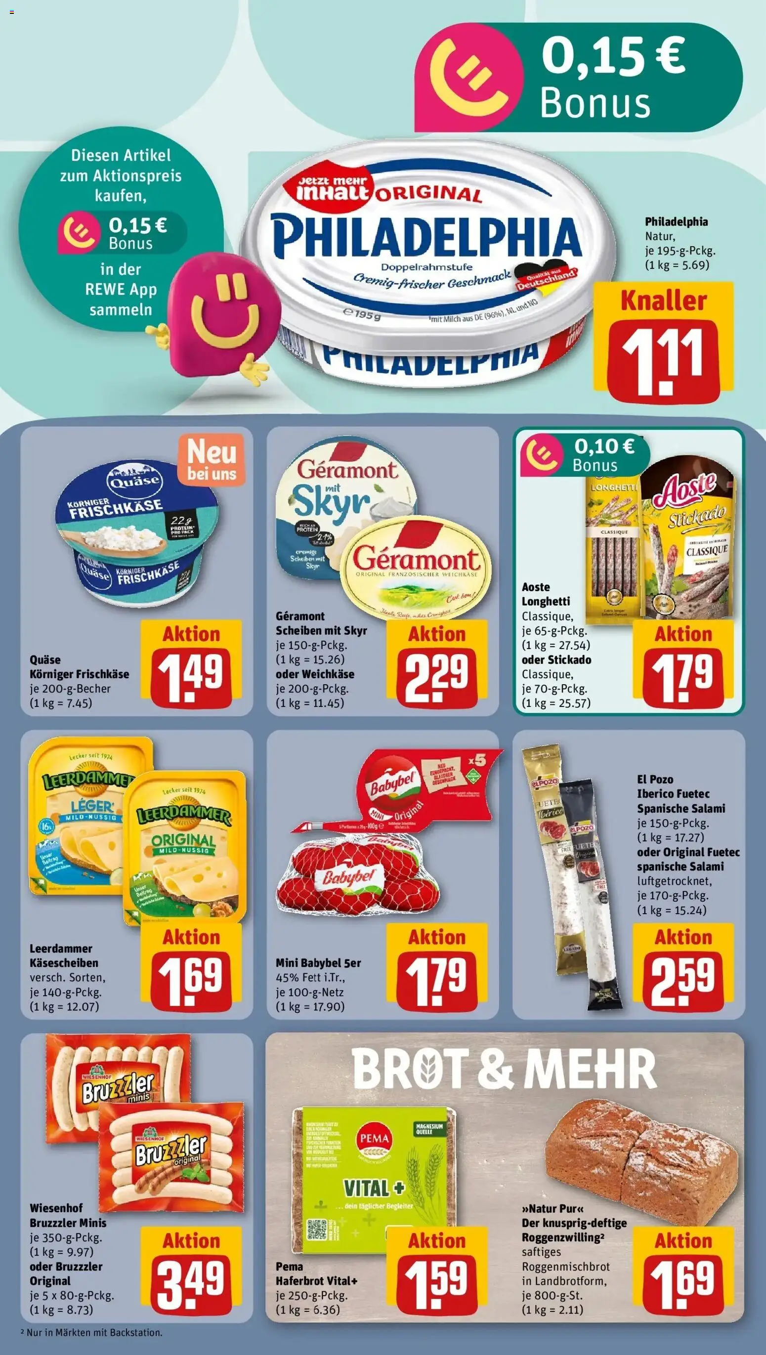 REWE Prospekt ab 21.09.2026 zum Blättern » Angebote | Seite: 18 | Produkte: Geramont, Milch, Skyr, Frischkase