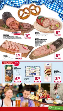 Wasgau Prospekt ab 07.09.2026 gültig | Seite: 5 | Produkte: Weißwurst, Wurst, Schweinefleisch, Rindfleisch