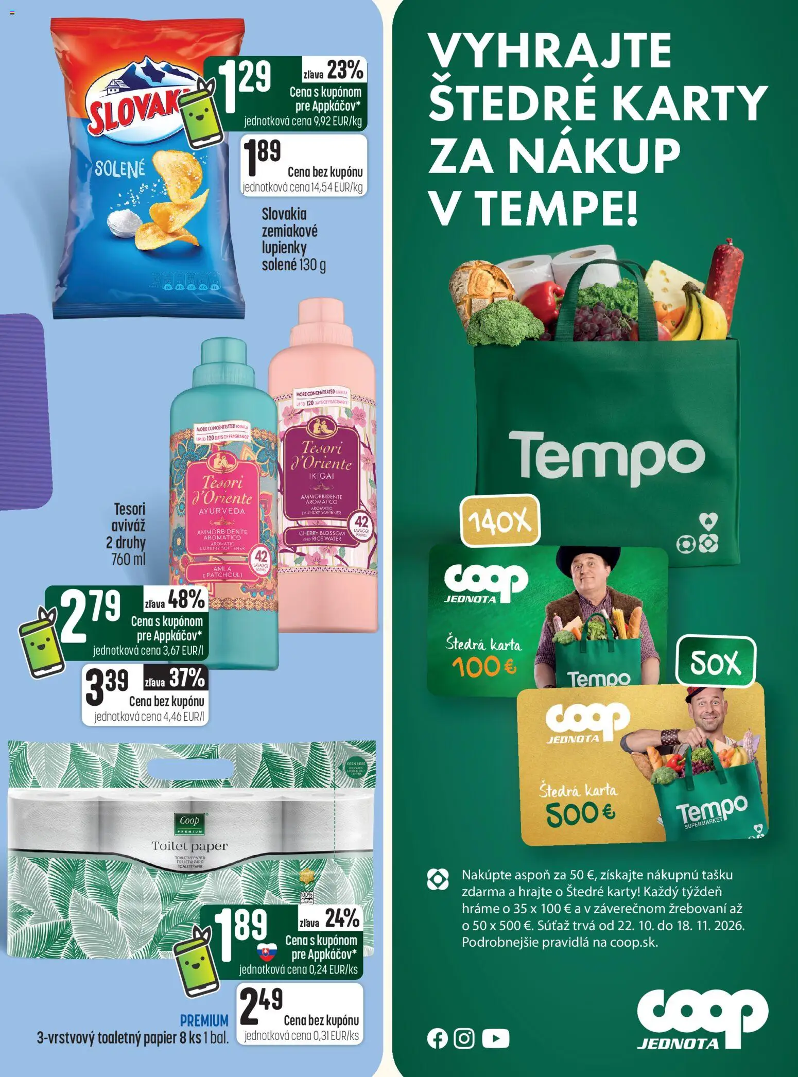 Nové COOP Jednota akcie – leták je platný od 22.10.2026 | Strana: 5