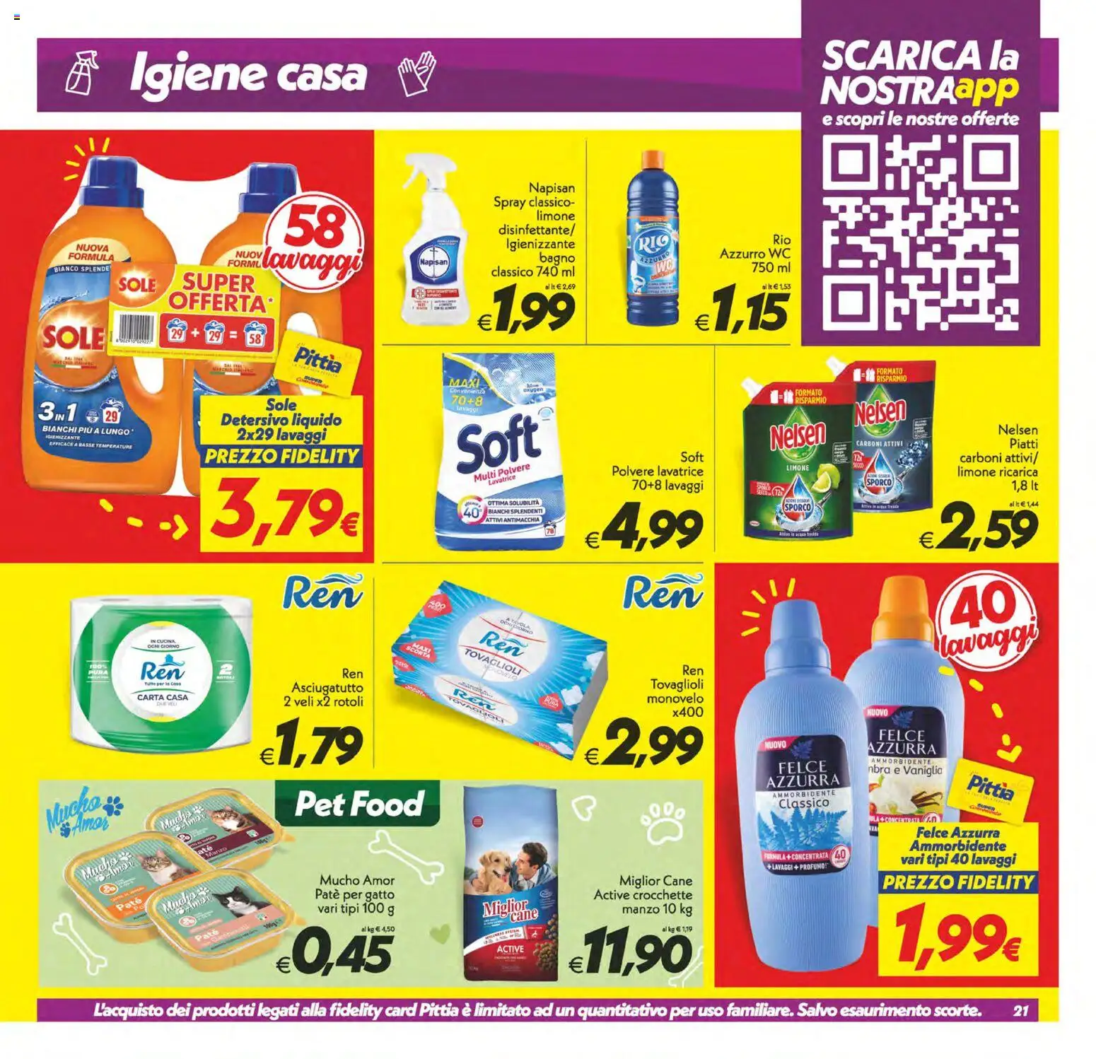 Volantino SuperConveniente del 13/10/2026 | Pagina: 21 | Prodotti: Vaniglia, Manzo, Lavatrice, The