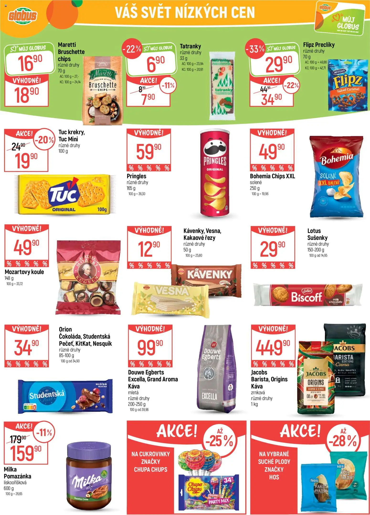 Globus leták od 09.09.2026 | Strana: 26 | Produkty: Tatranky, Milka, Douwe Egberts, Nesquik