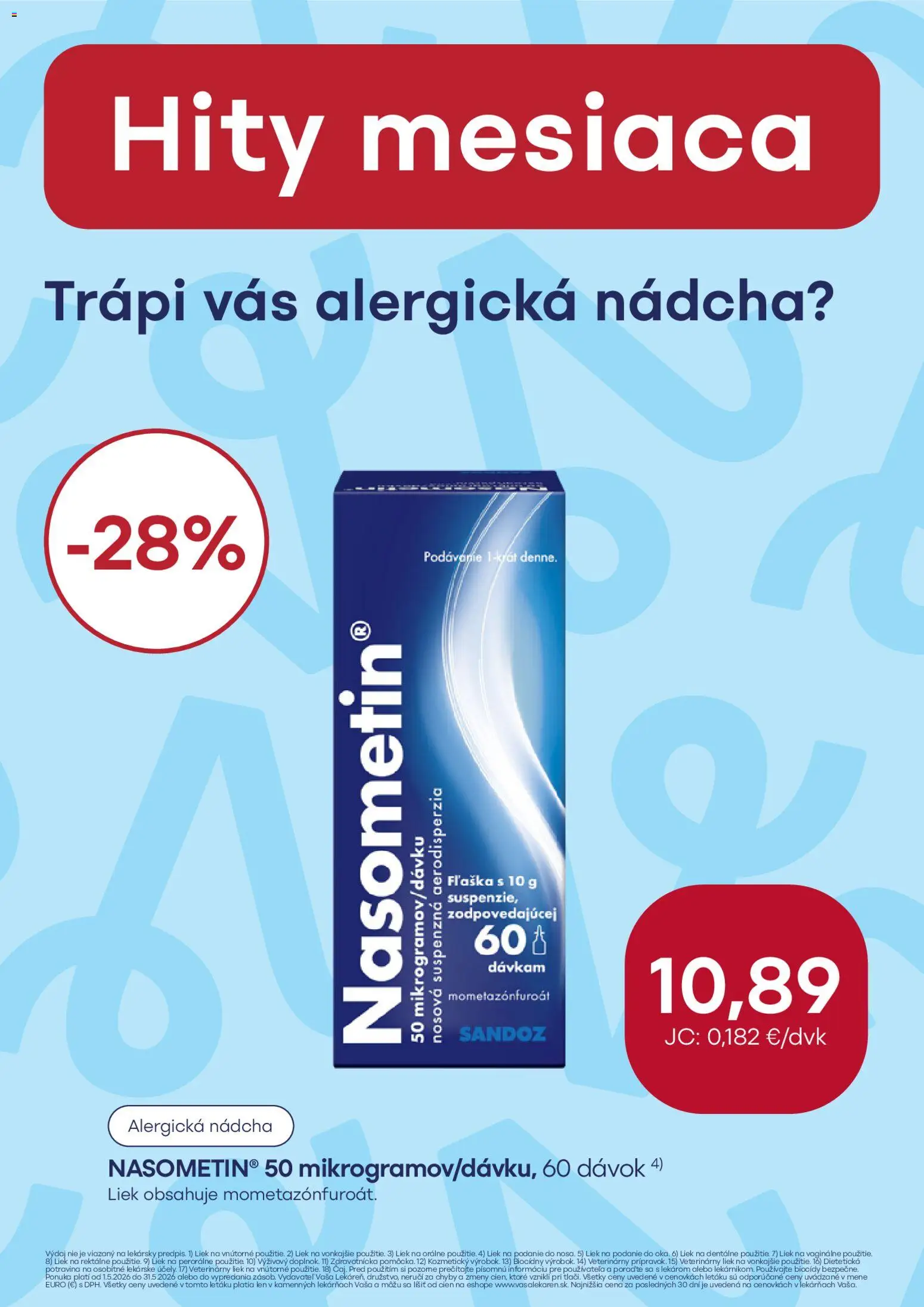Nové Vaša lekáreň akcie – leták je platný od 01.05.2026 | Strana: 4