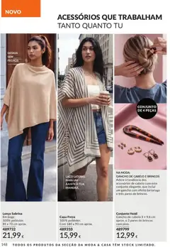 Pré-visualização Catálogo Avon Campanha 9 válido de 01/09/2026 | Página: 148 | Produtos: Brincos, Gancho, Lenço