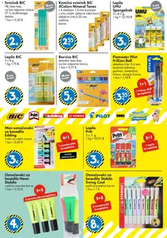TEDi katalog akcije – veljaven od 21.08.2026 | Stran: 10 | Izdelki: Označevalci, Barvice, Svinčnik, Lepilo