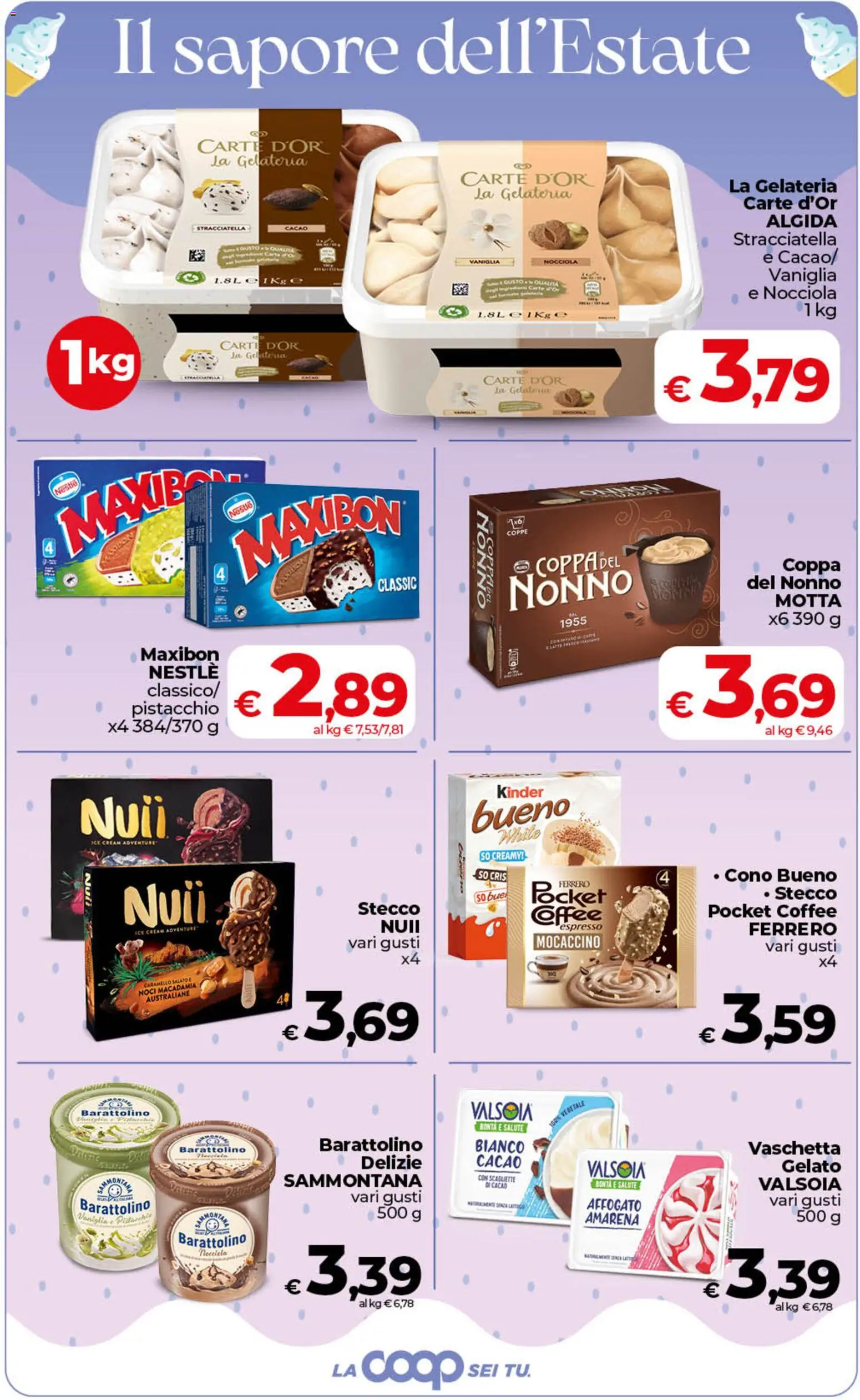 Volantino COOP del 21/08/2026 | Pagina: 24 | Prodotti: Vaniglia, Gelato, Cacao, Amarena