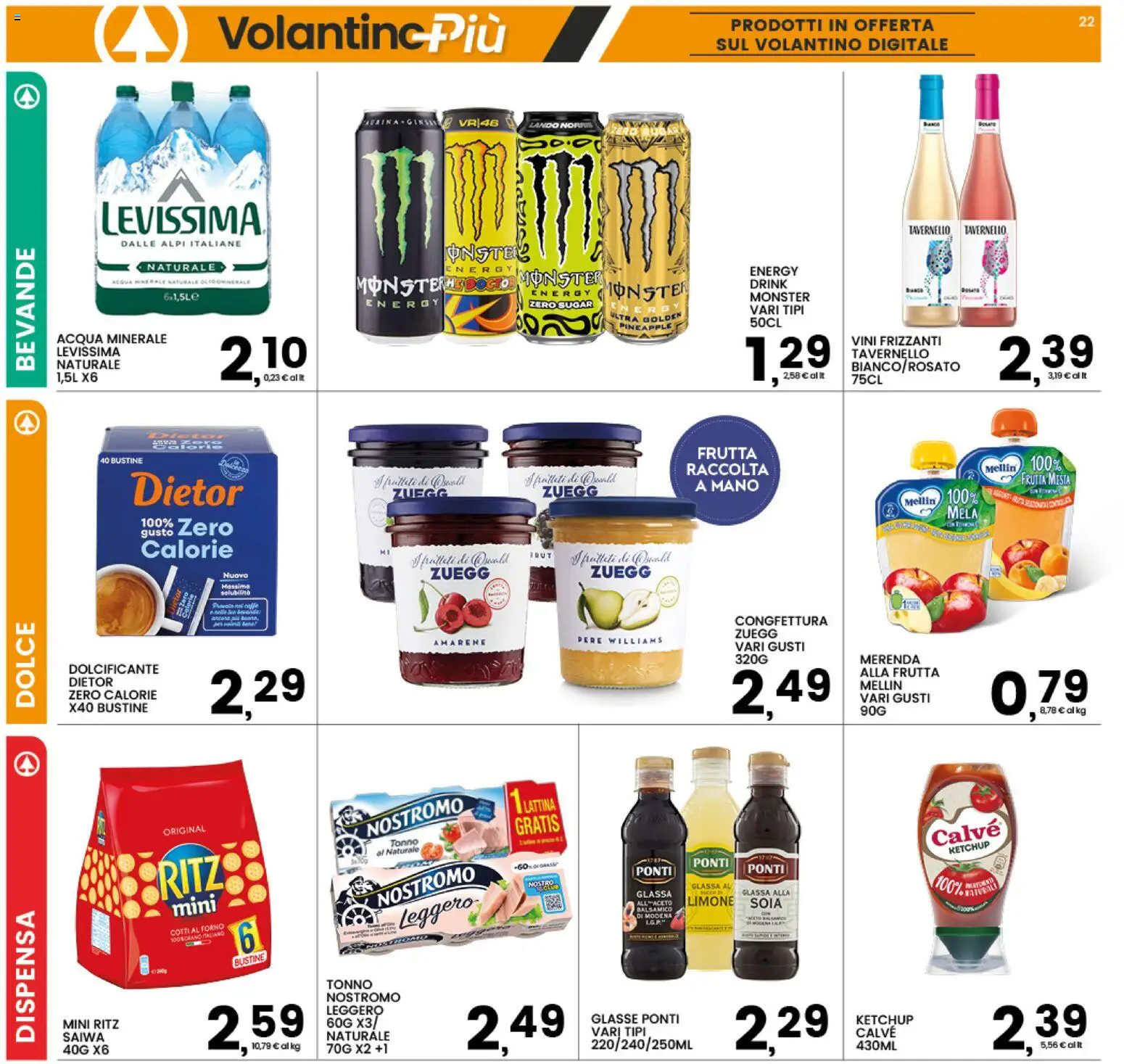 Volantino Interspar del 08.06.2026 | Pagina: 22 | Prodotti: Acqua, Limone, Tonno, Acqua minerale