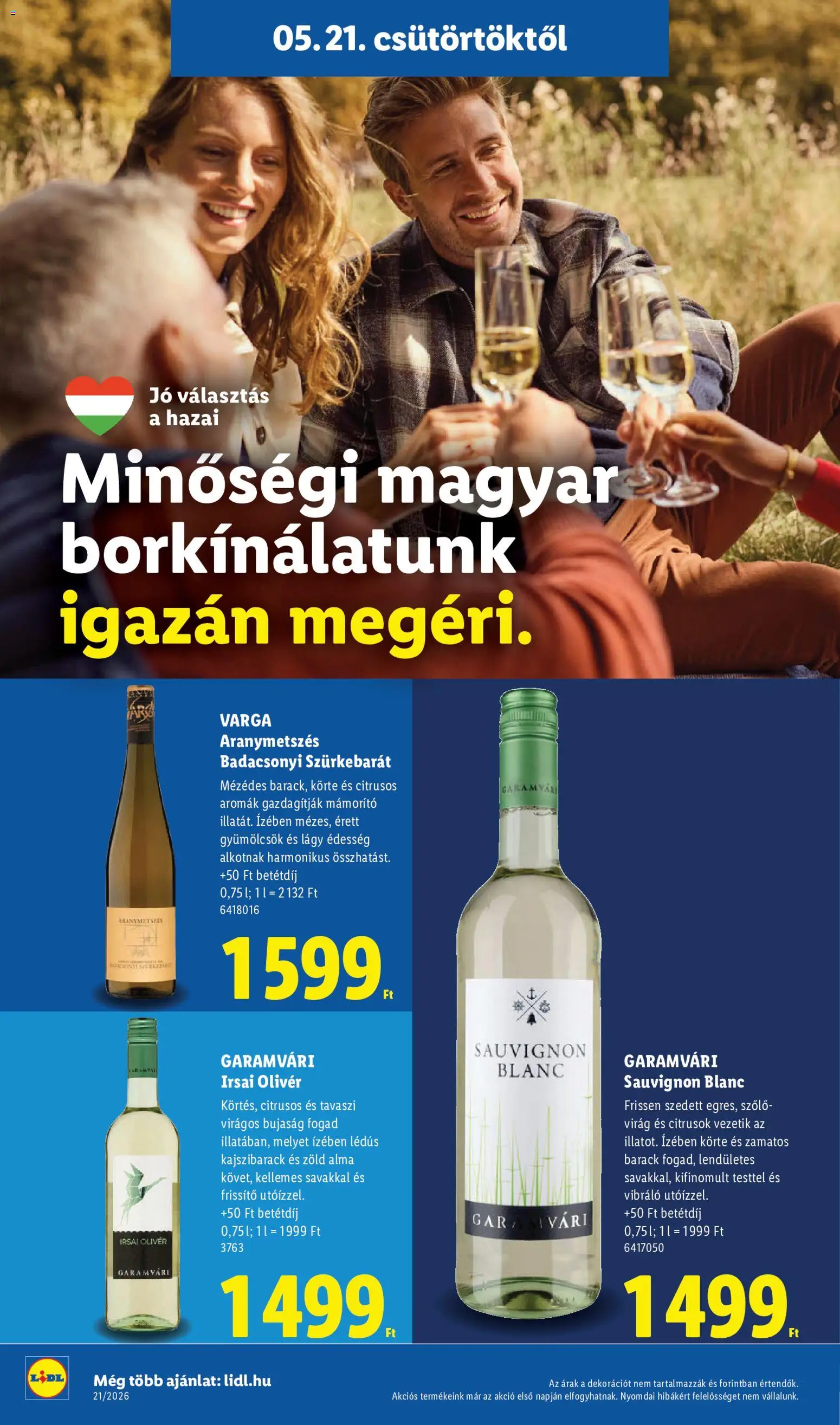 Lidl akciós ujság - amely érvényes a következő dátumtól: 21.05.2026 | Oldal: 26 | Termékek: Körte, Édesség, Virag, Alma