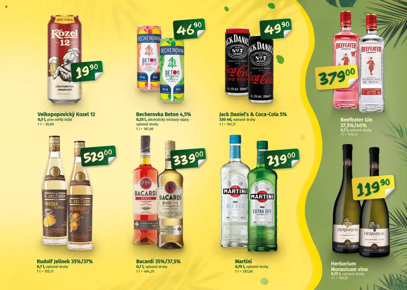 Coop leták - Delikates Letní speciál od 08.07.2026 | Strana: 5 | Produkty: Víno, Vermouth, Tonic, Becherovka