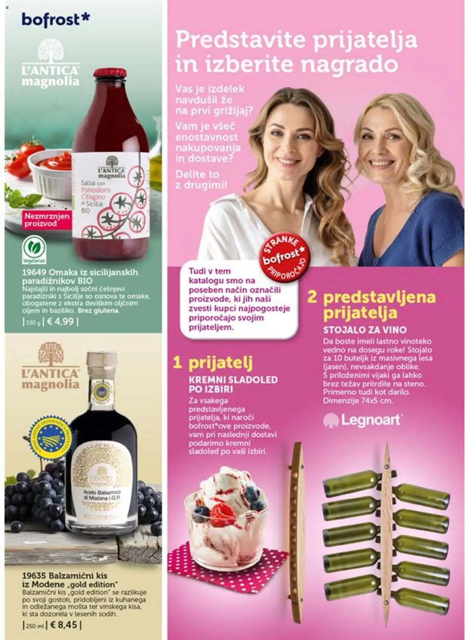 Novi Bofrost katalog ponudbe – veljaven od 01.07.2026 | Stran: 98 | Izdelki: Kis, Vino, Sladoled, Omaka