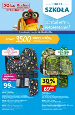 Pogląd oferty "Auchan gazetka - Zostań ortem oszczędzania" - ważna od 13.08.2026