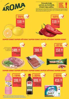 Aroma Market katalog Vikend ponuda - pregled Aroma Market kataloga - važi od 10.09.2026