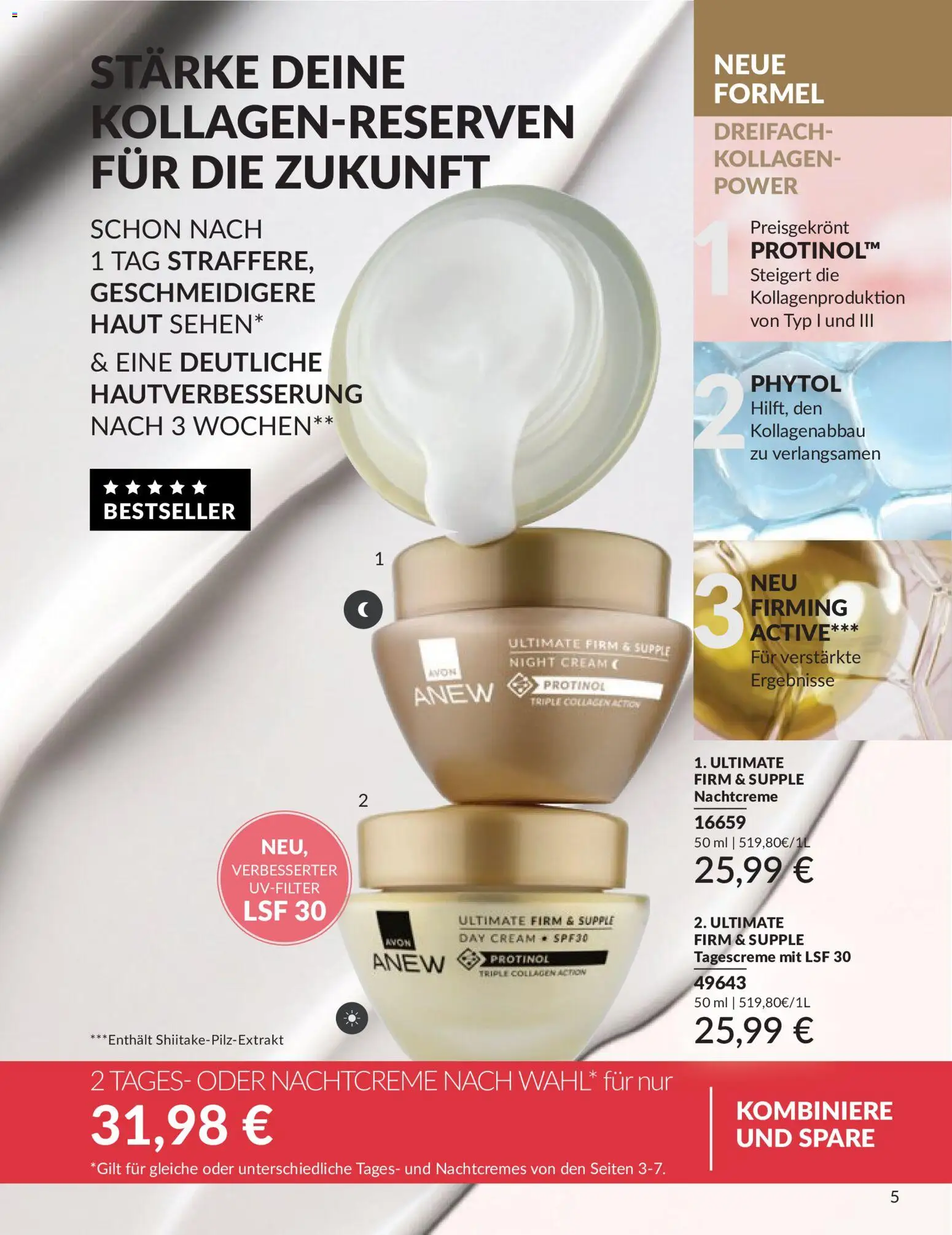 AVON Katalog Juni 2026 – gültig ab 01.06.2026 | Seite: 5 | Produkte: Tagescreme, Nachtcreme