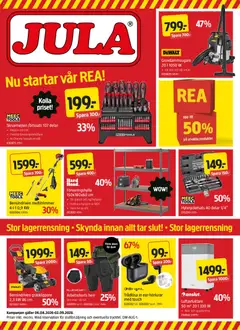 Jula erbjudanden - Förhandsvisning av reklamblad från butik Jula aktuell från 06/08/2026