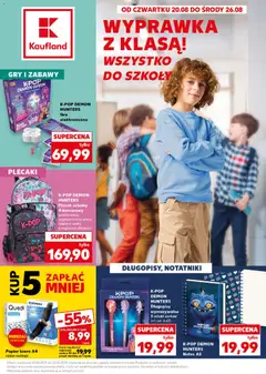 Náhled letáku Kaufland Polsko leták - Nowy rok szkolny od 20.08.2026