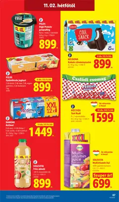 PÖTTYÖS Túró Rudi, Ét- / tejcsokoládés, 10 x 30 g; 1 kg = 5330 Ft - amely érvényes a következő dátumtól: 2026.10.29. | Oldal: 67