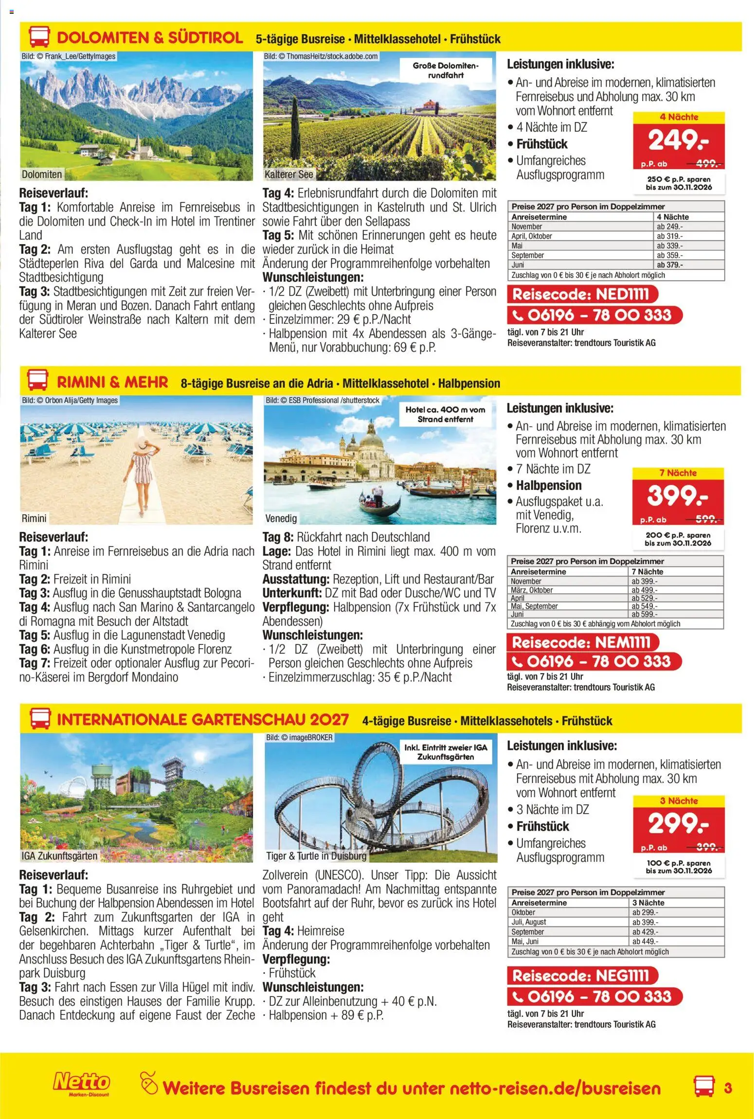 Netto Marken-Discount Reise-Sonderangebote – gültig ab 15.10.2026 | Seite: 3
