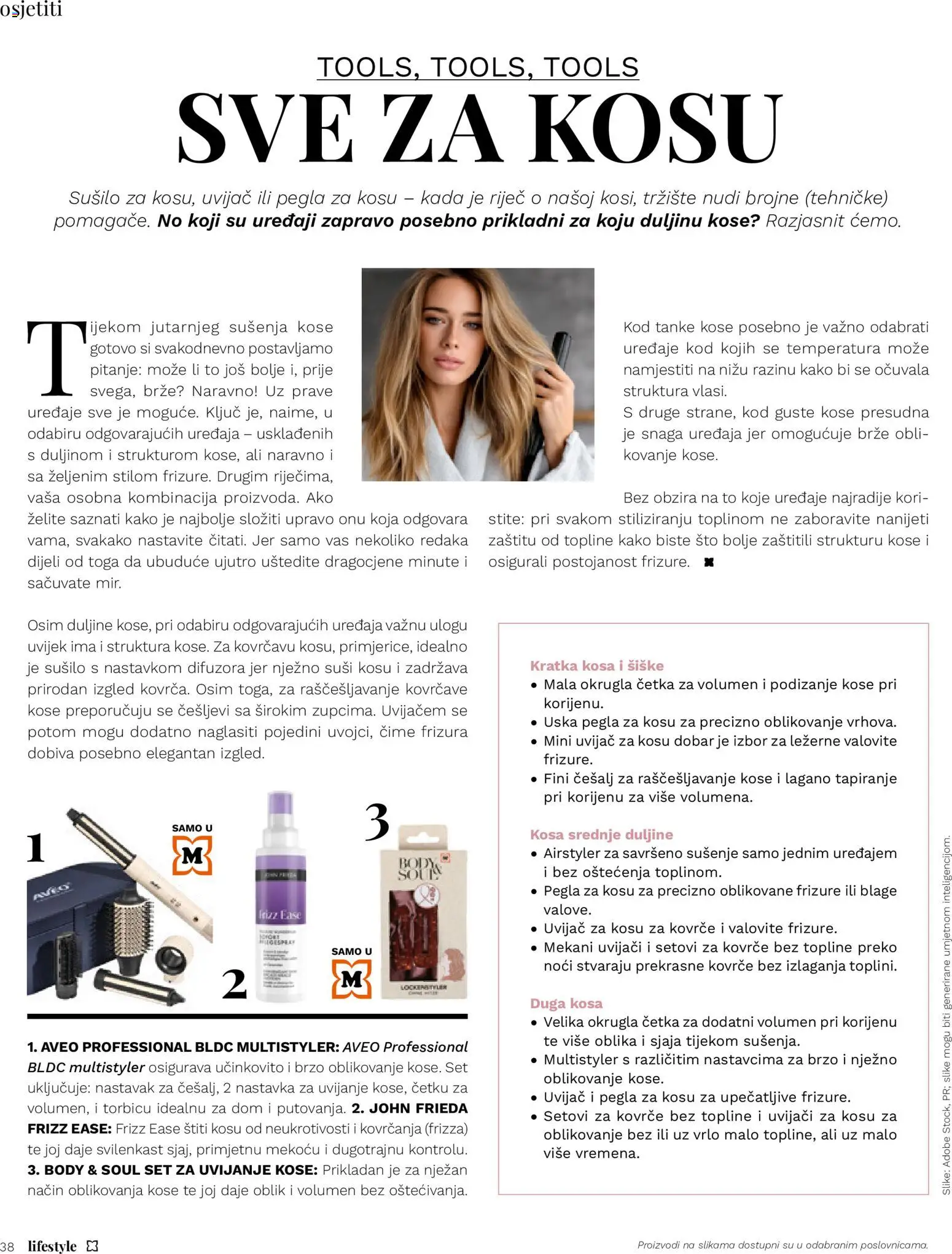 Müller katalog | vrijedi od 01.09.2026 | Stranica: 38 | Proizvodi: Pegla, Pegla za kosu, Četka, Uvijači za kosu