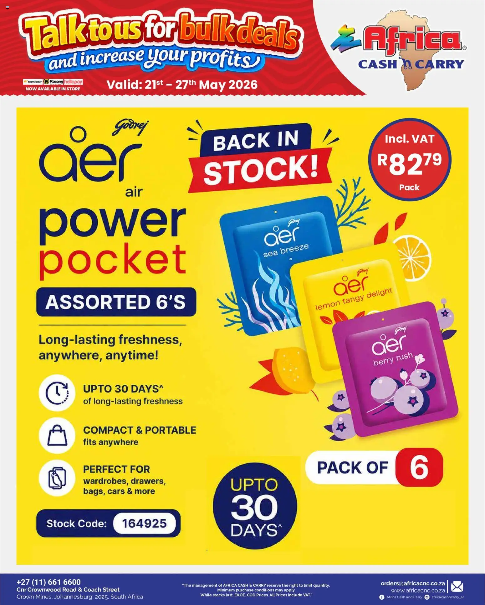 New Africa Cash & Carry catalogue – valid from 21.05.2026 | Page: 19 | Products: Stock, Lemon