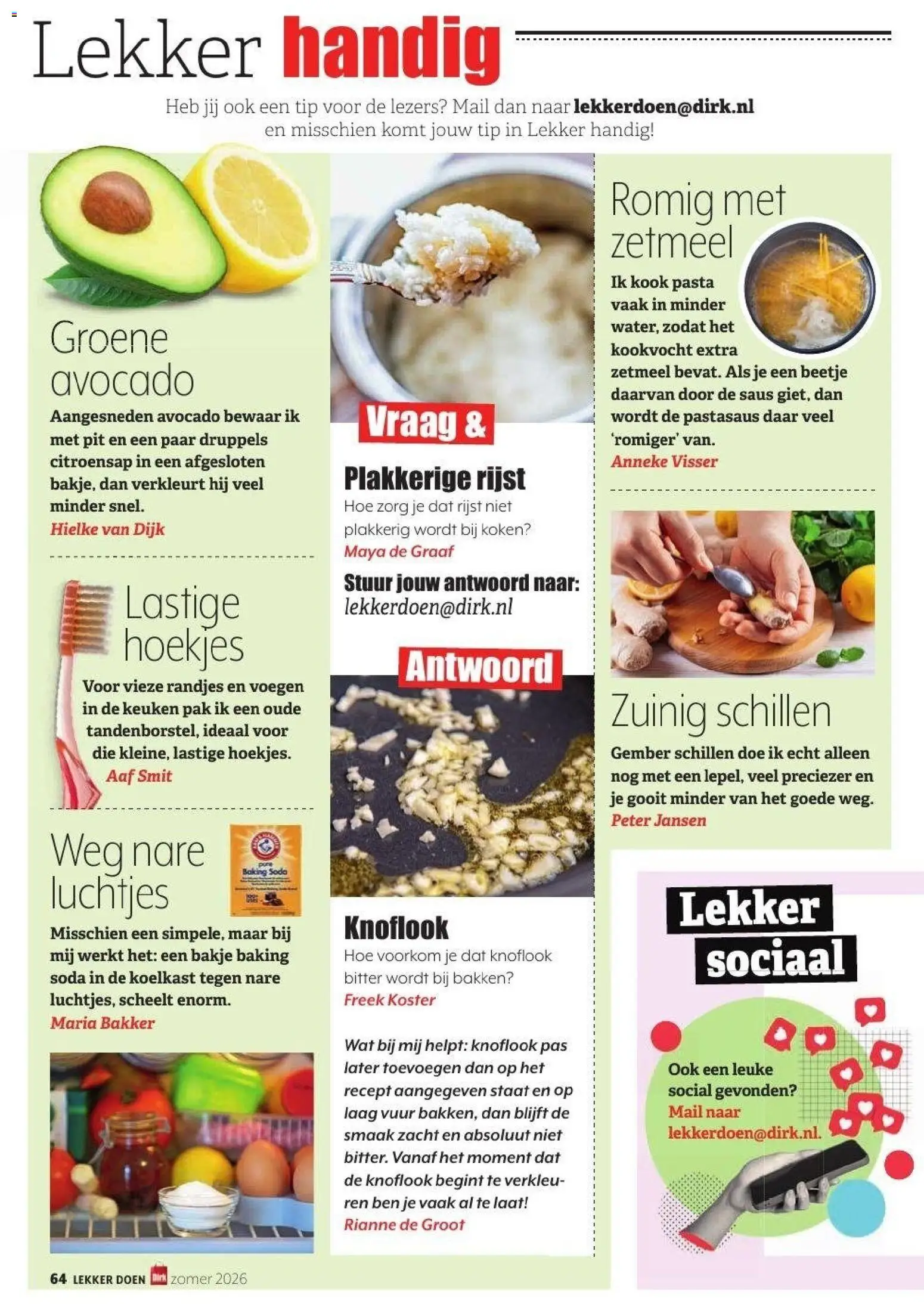 {H1} | Pagina: 64 | Producten: Rijst, Koelkast, Knoflook, Gember