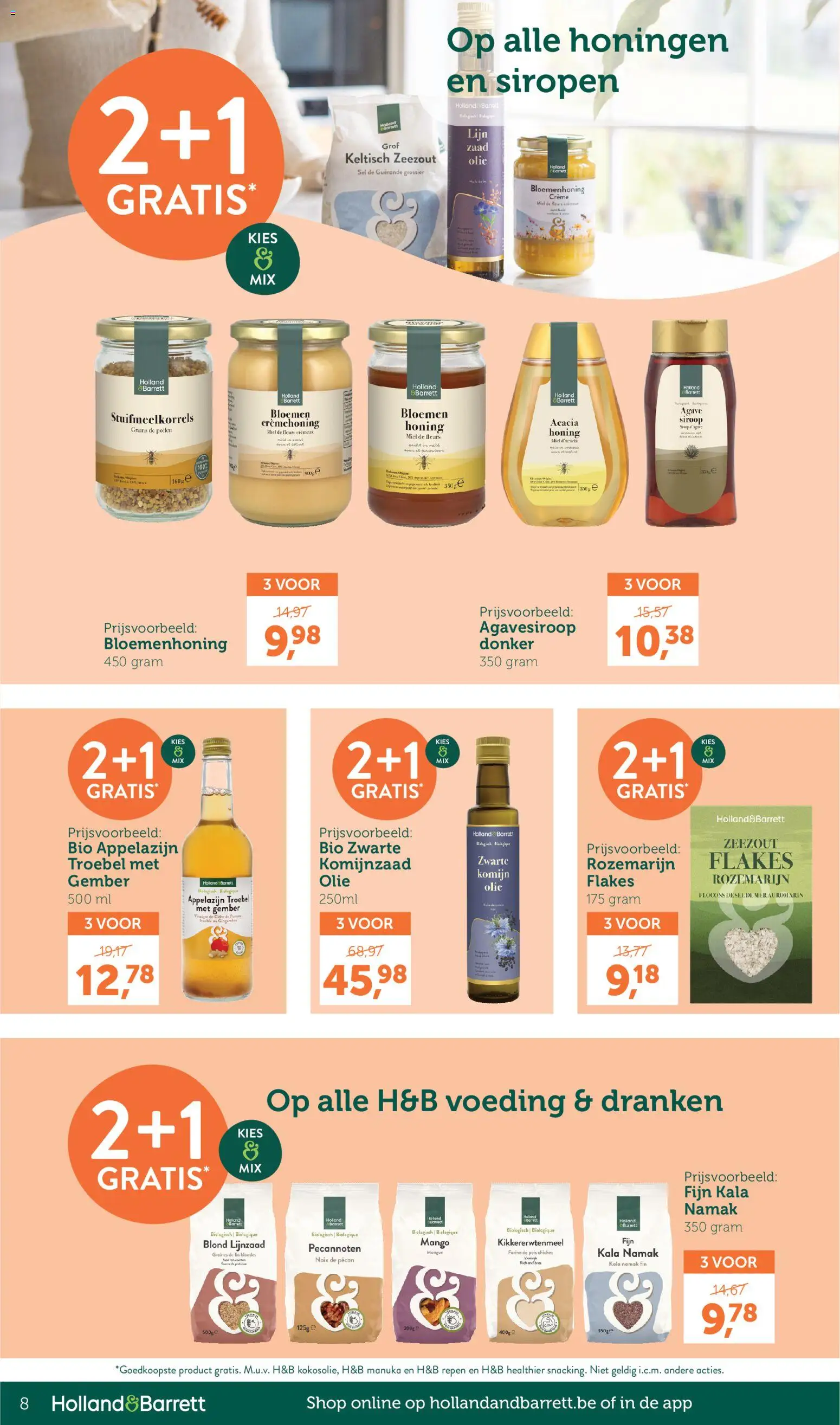 {H1} | Pagina: 8 | Producten: Lijn, Mango, Repen, Olie