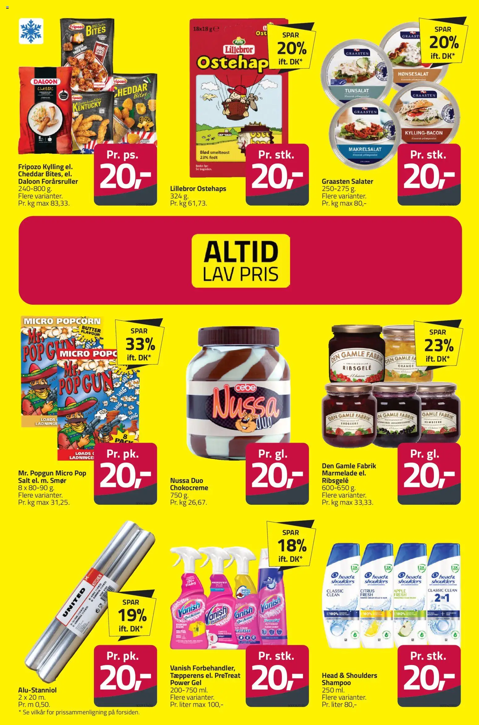 Fleggaard tilbudsavis – gyldig fra 05/08/2026 | Side: 32 | Produkter: Ribsgele, Popcorn, Salt, Ostehaps