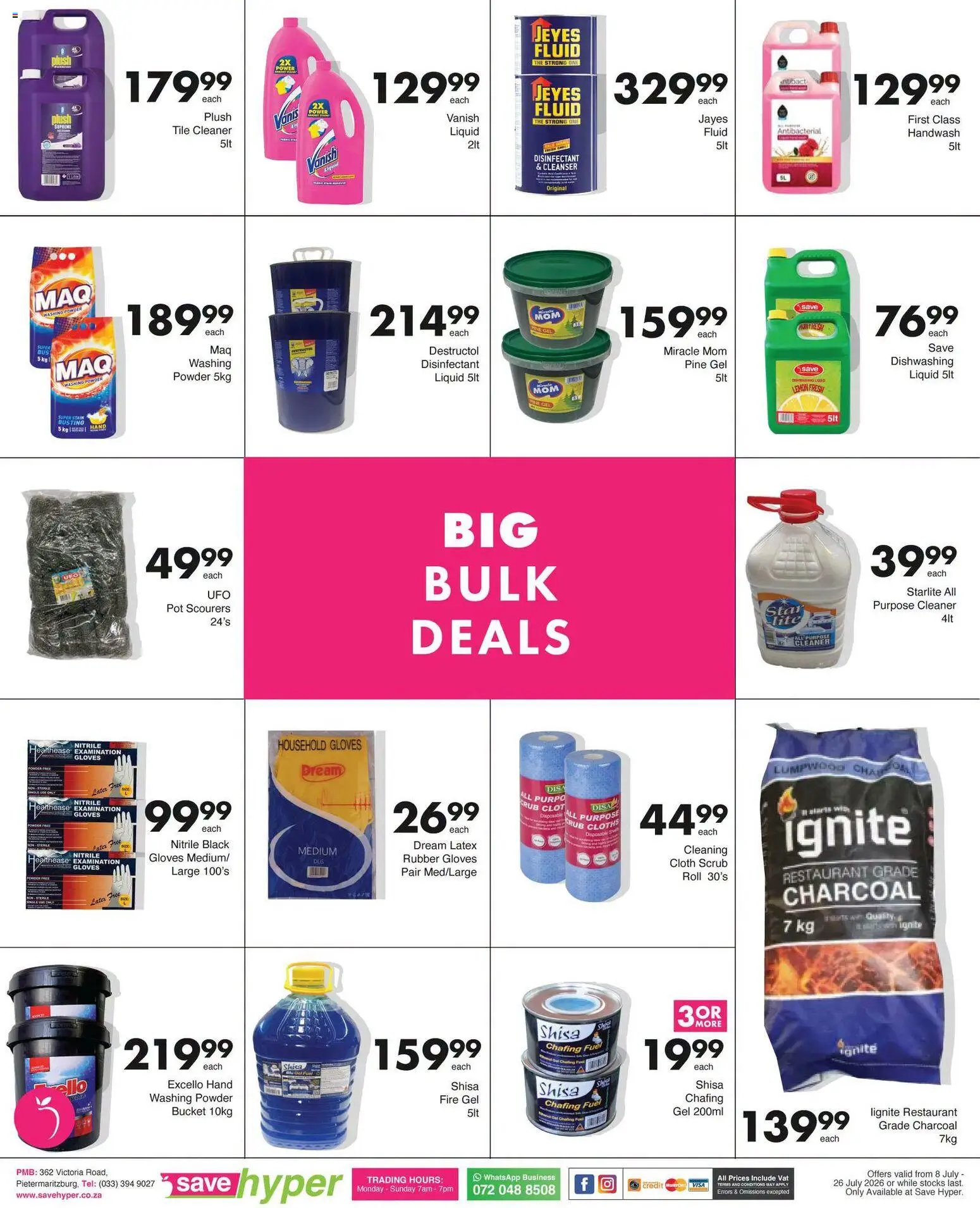 New Save catalogue – valid from 08/07/2026 | Page: 25 | Products: Gloves, Powder, Water, Scrub