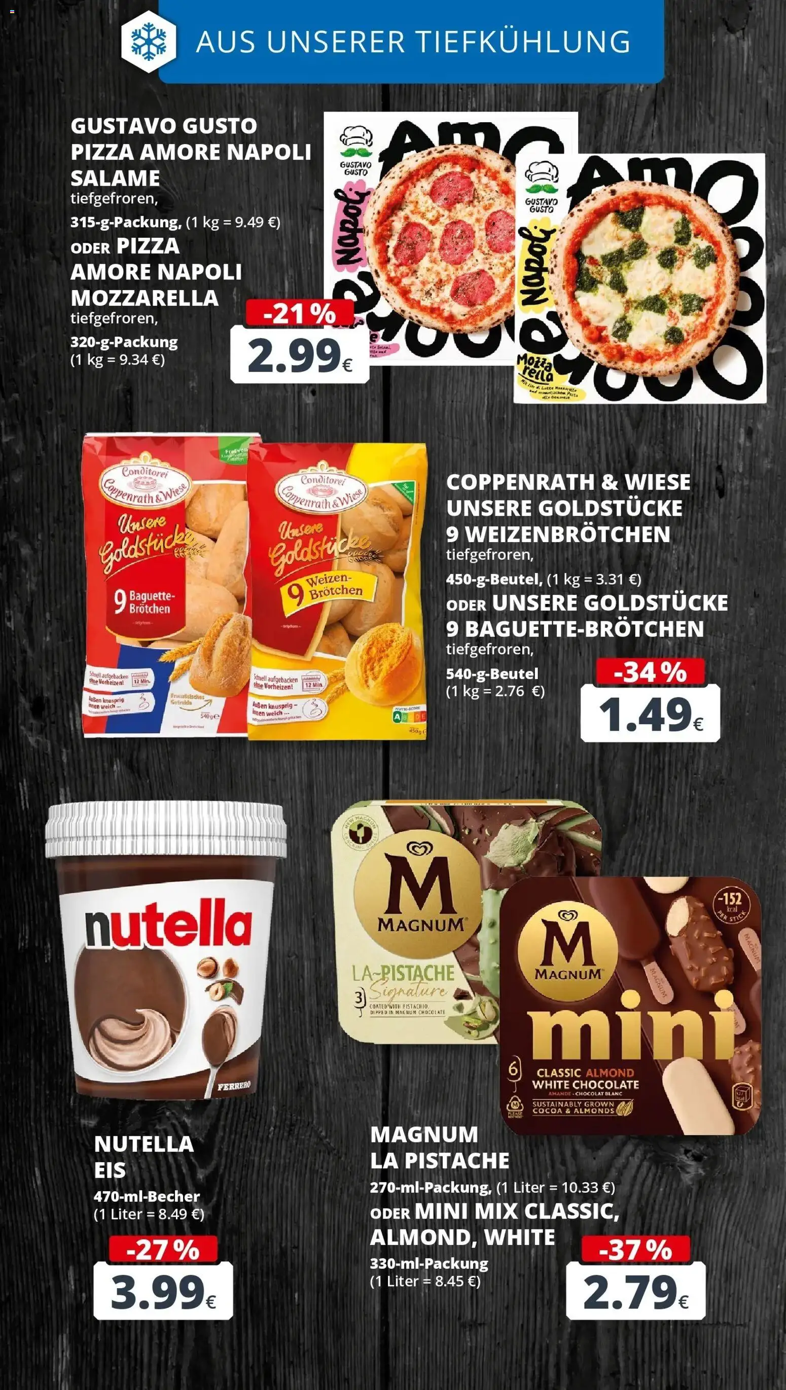 Rewe Prospekt Bergheim – gültig ab 17.05.2026 | Seite: 19 | Produkte: Mozzarella, Baguette, Nutella, Getreide