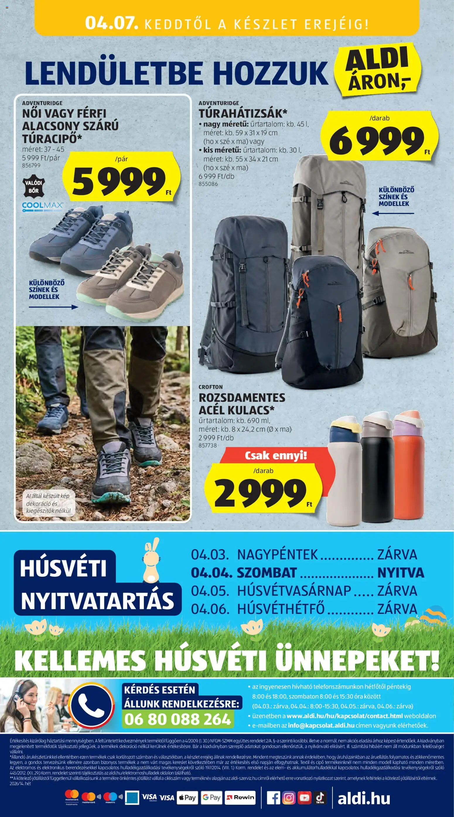 Aldi akciós ujság - amely érvényes a következő dátumtól: 2026.04.02. | Oldal: 54 | Termékek: Szőlő, Óra, Dekoráció