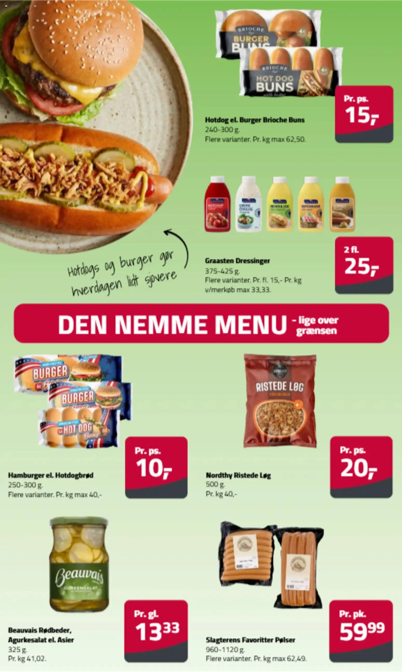 Fleggaard tilbudsavis – gyldig fra 26.05.2026 | Side: 11 | Produkter: Pølser, Ristede Løg, Løg, Asier
