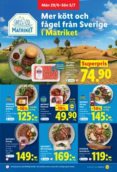 POSEIDON Varmrökt lax, Fångstzon: se förp. Ca 1,2 kg - Förhandsvisning av reklamblad från butik Lidl aktuell från 29/06/2026 | Sida: 3 | Produkter: Blandfärs, Lax, Kappa, Fläsk