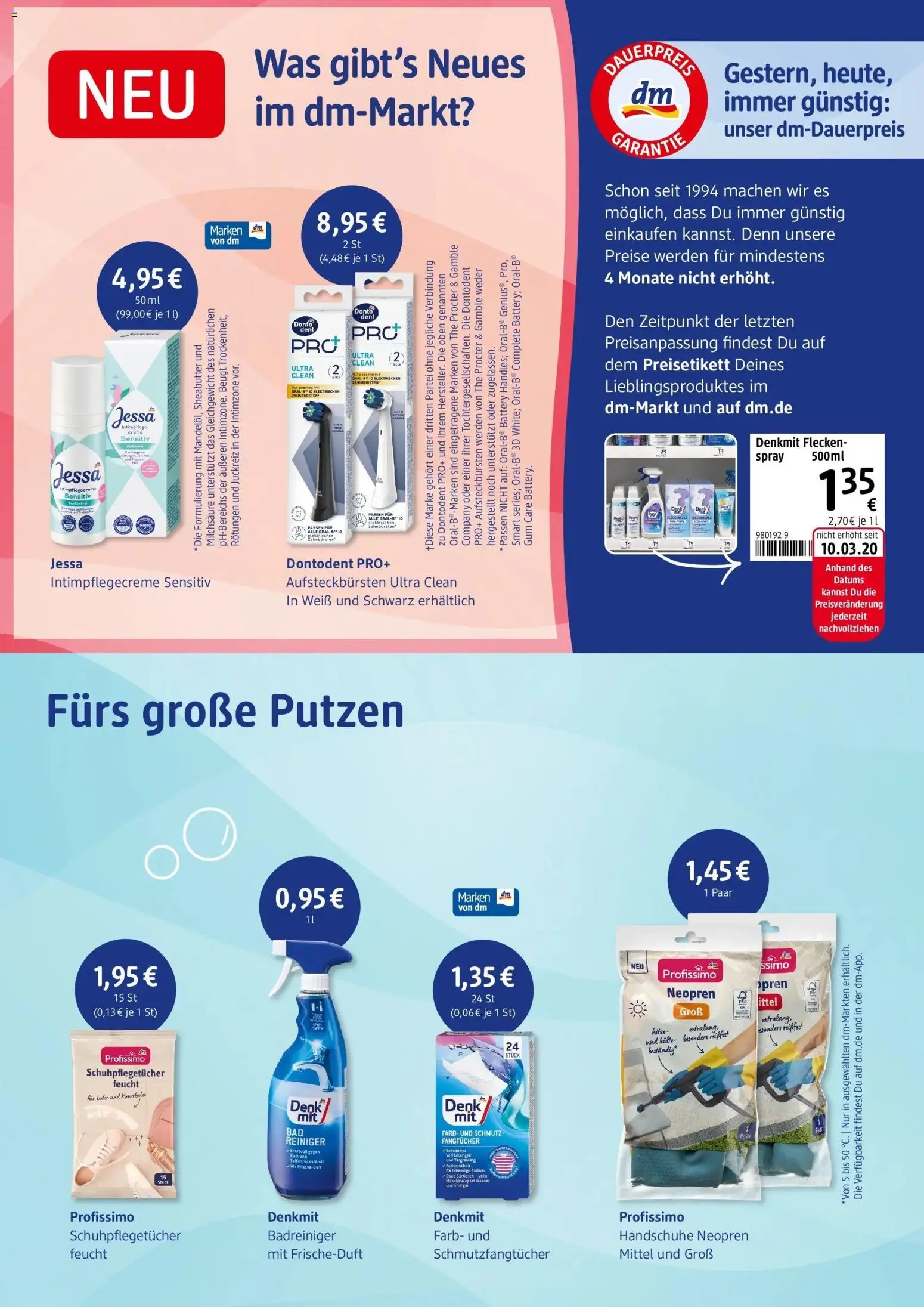 dm drogerie prospekt Kappeln – gültig ab 10.02.2026 | Seite: 3 | Produkte: Creme, Handschuhe