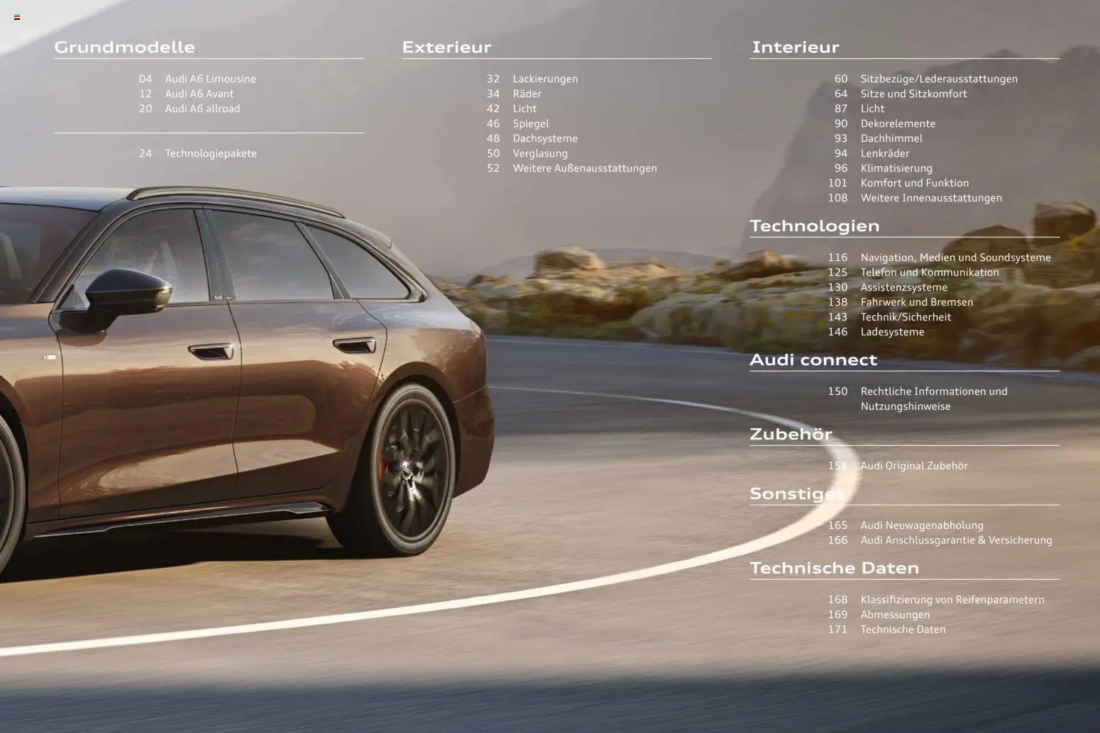 Audi A6 – gültig ab 28.10.2025 | Seite: 3 | Produkte: Spiegel, Telefon